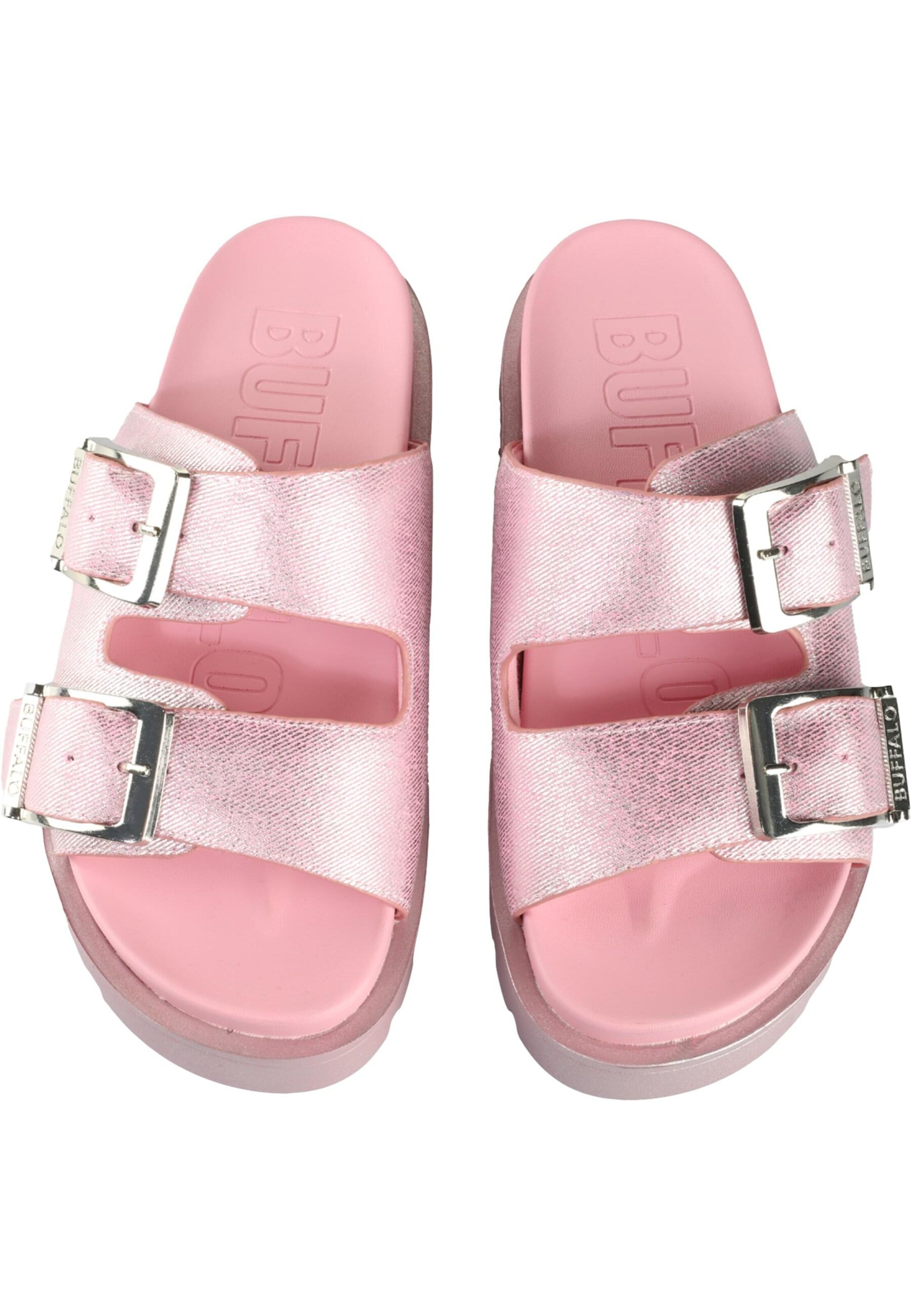 rozā BUFFALO Ādas čības 'Raya Ari'