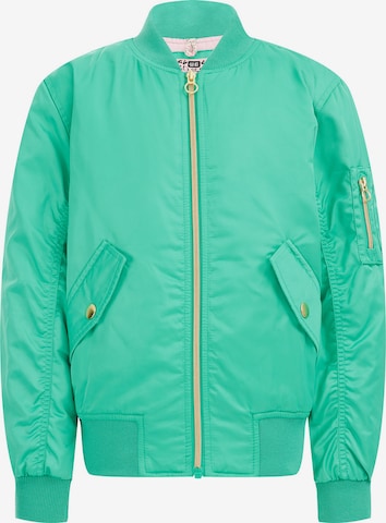 Veste mi-saison WE Fashion en vert : devant