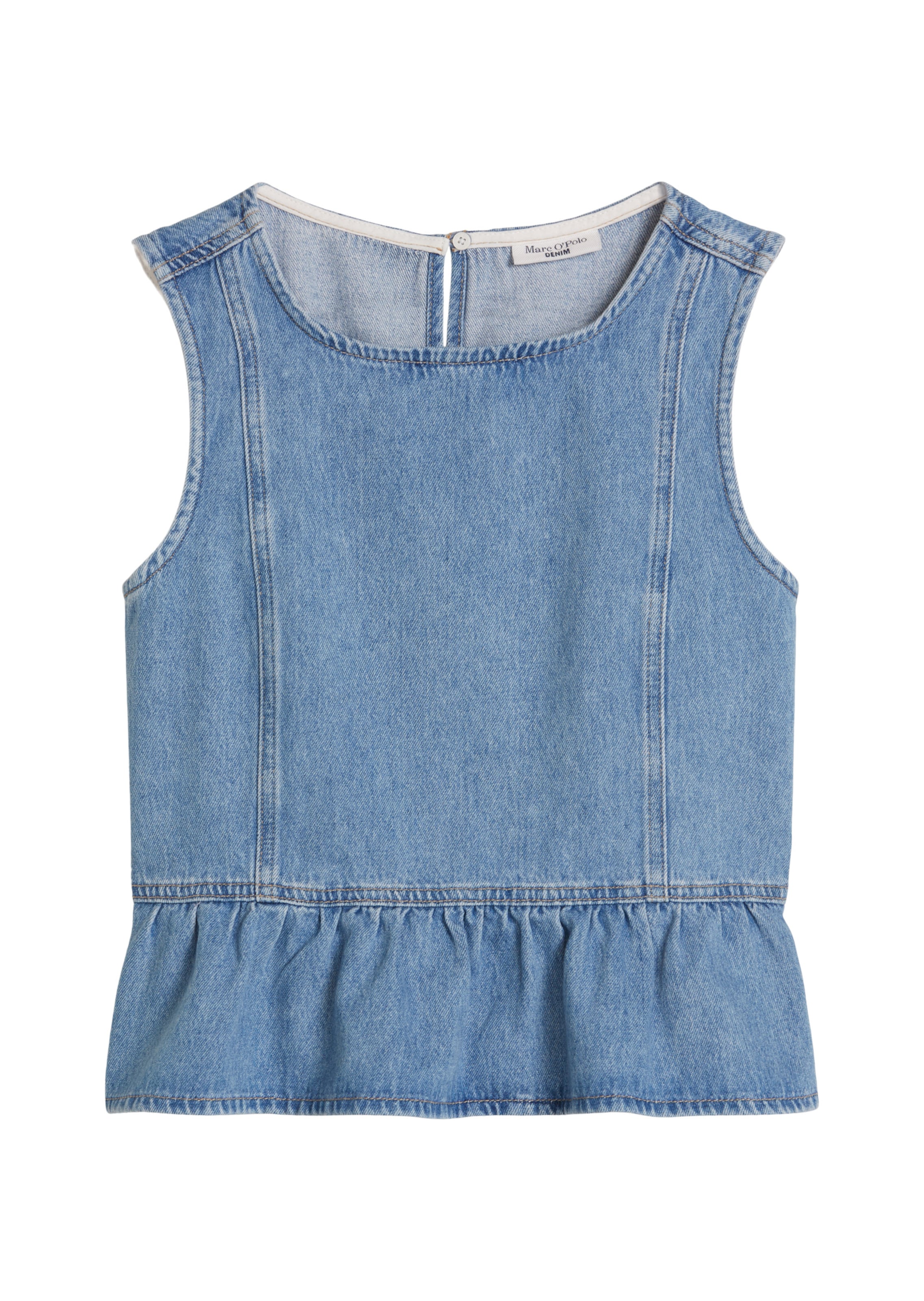 Marc O'Polo DENIM Blouse in Blauw: voorkant
