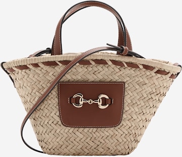 MANGO "Чанта тип ""Shopper""" 'Cies' в бежово: отпред