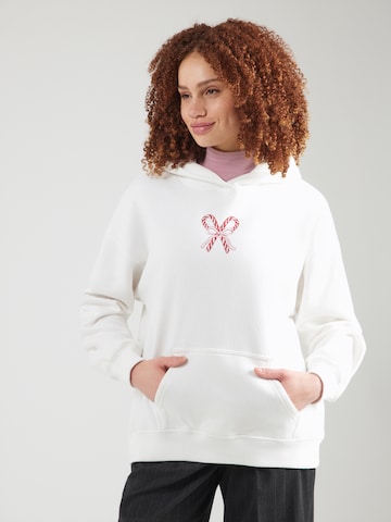 HOLLISTER Суичър в бяло