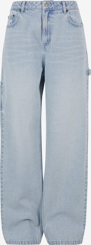 Karl Kani Wide leg Jeans in Blauw: voorkant