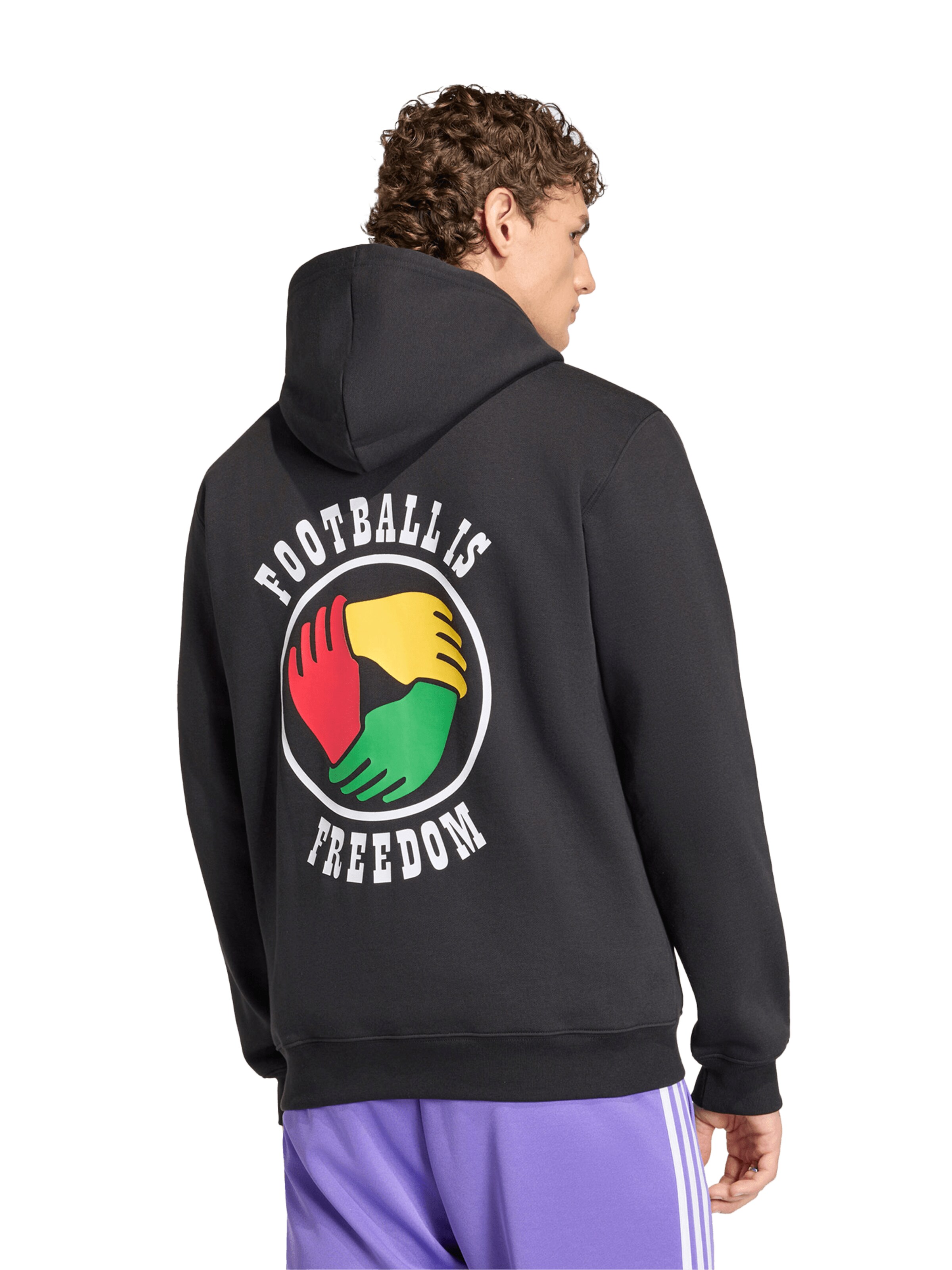 Felpa 'Bob Marley' di ADIDAS ORIGINALS in nero