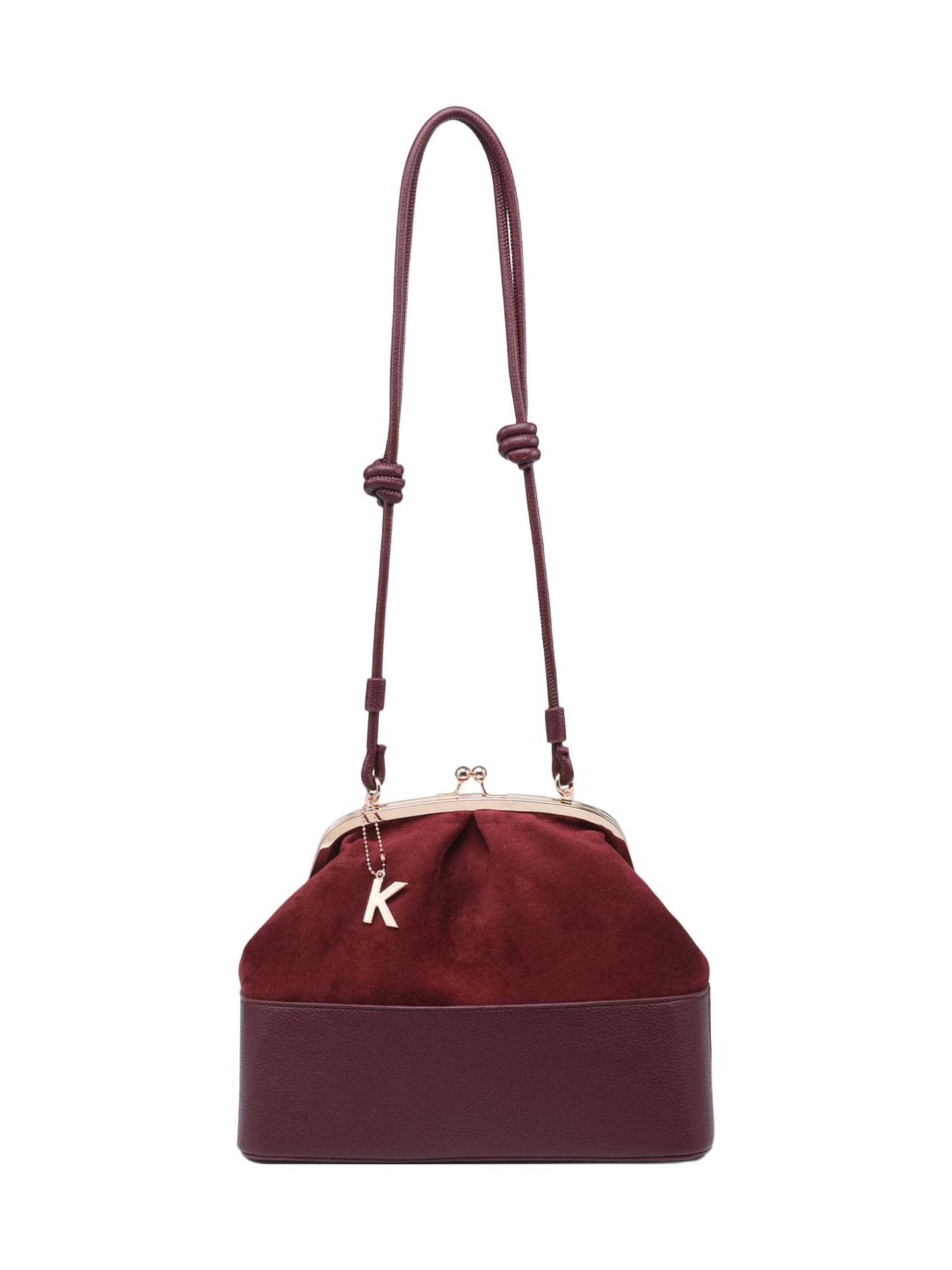 Borsa a mano 'Kassandra Lunaire' di Kassandra in rosso: frontale