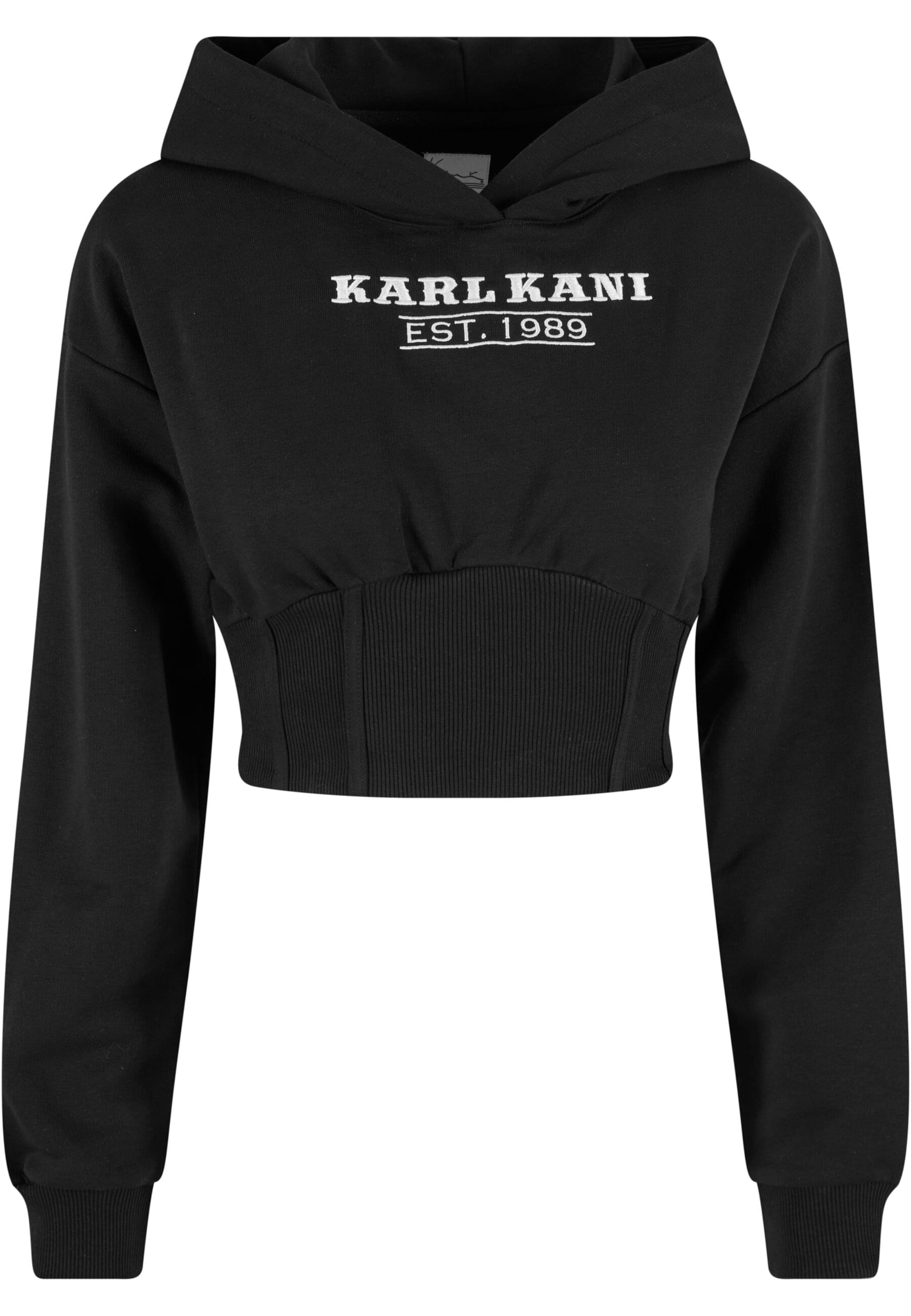 Karl Kani Sweatshirt in Black: front