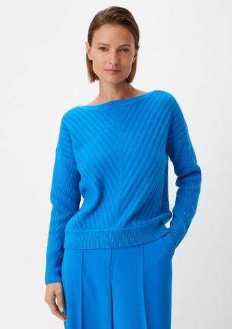 Pull-over COMMA en bleu : devant