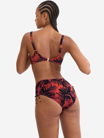 TRIUMPH T-shirt Bikini top ' Red Label Summer Palm ' in Brown
