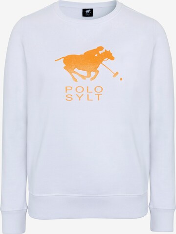 Polo Sylt Sweatshirt in White: front