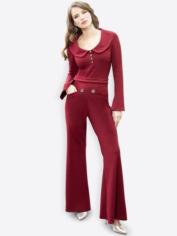 HotSquash Jumpsuit in Rot: Vorderseite