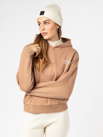 Sublevel Sweatshirt in Braun: Vorderseite