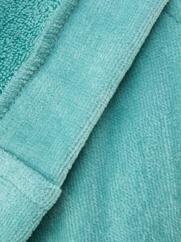 BOSS Home Long Bathrobe 'PLAIN' in Blue
