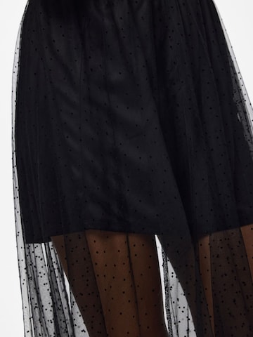PIECES - Falda 'PCERYN' en negro