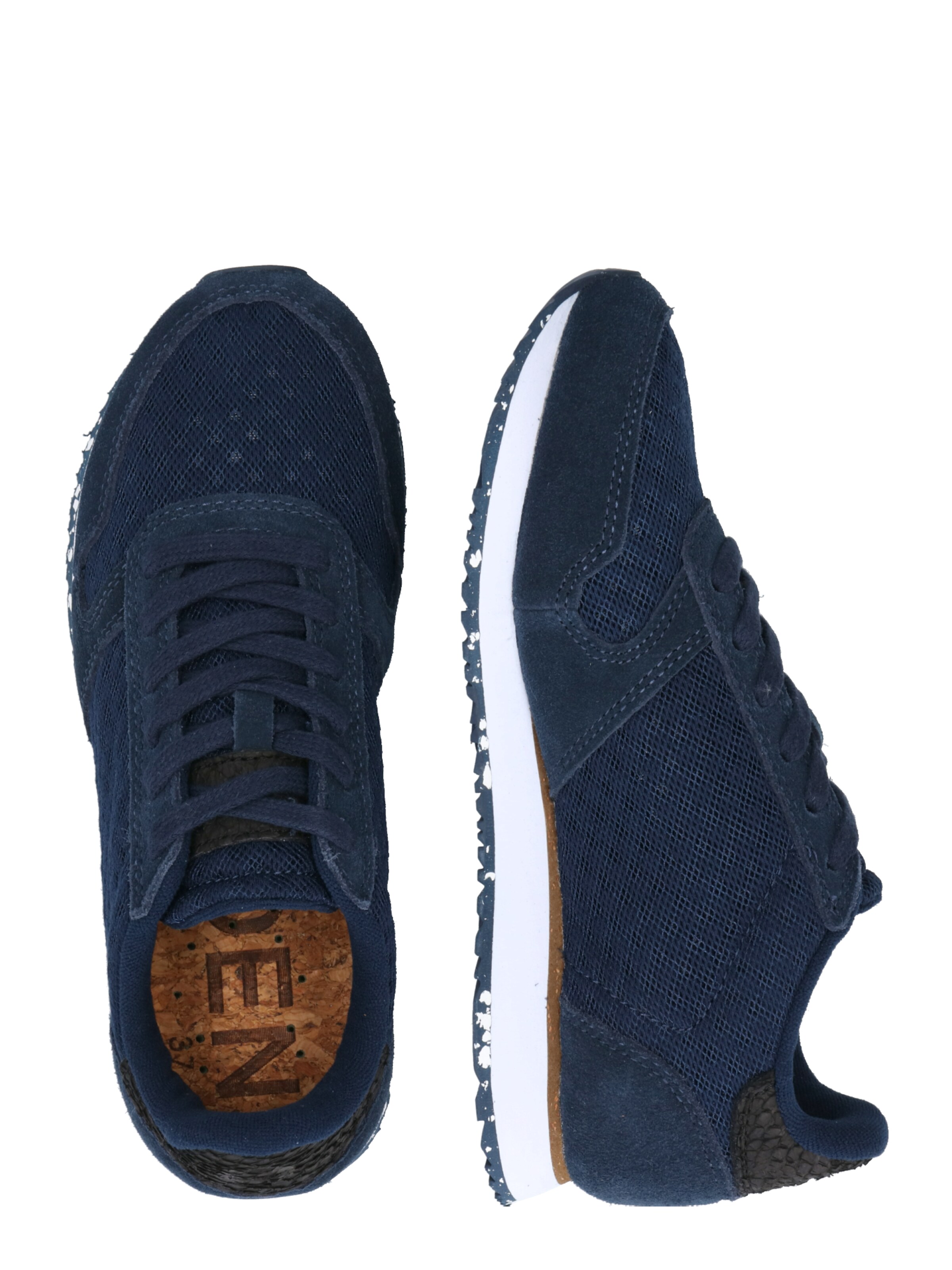 Baskets basses 'Ydun' WODEN en bleu