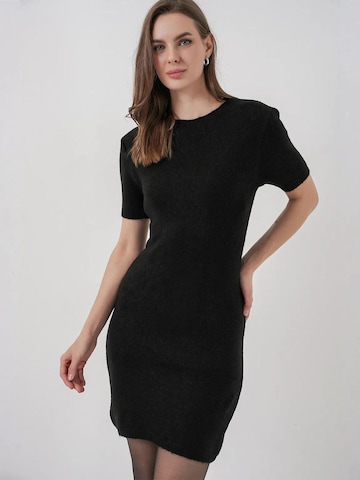 Bigdart Strickkleid in Schwarz
