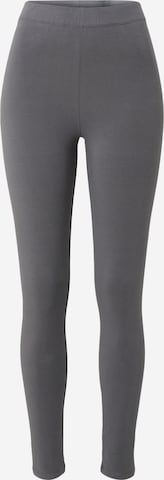 Regular Leggings 'ADDY' PIECES en gris : devant