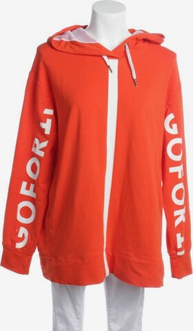 Marc Cain Sweatshirt & Zip-Up Hoodie in XL in Orange: front