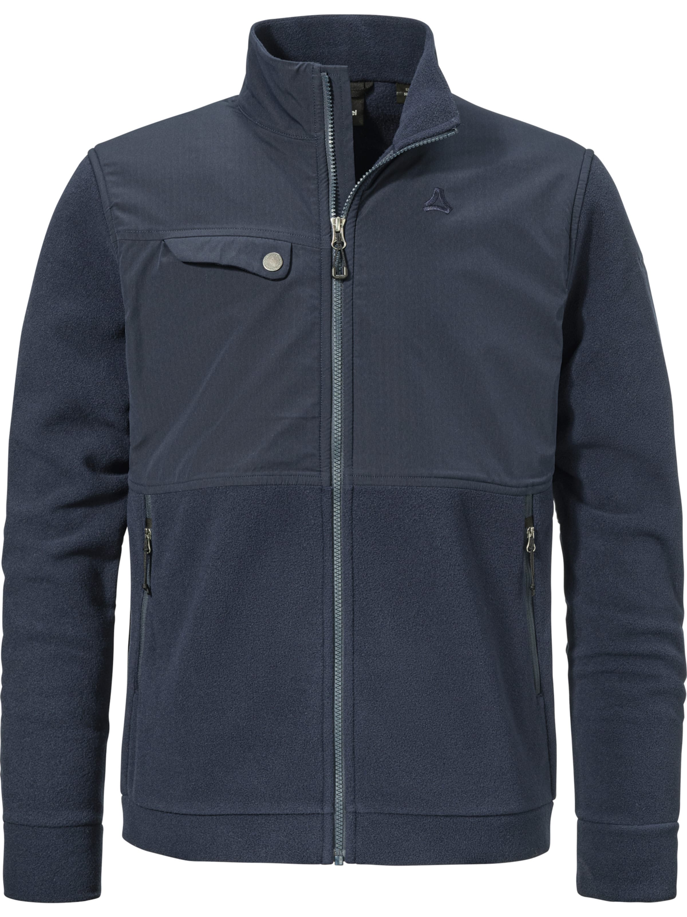 Veste en polaire fonctionnelle 'Maghera' Schöffel en bleu : devant