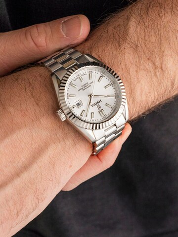FESTINA Analoog horloge 'Date watch Classic Steel Swiss Made' in Zilver