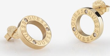 GUESS Earrings 'Circle Lights' in Gold: front