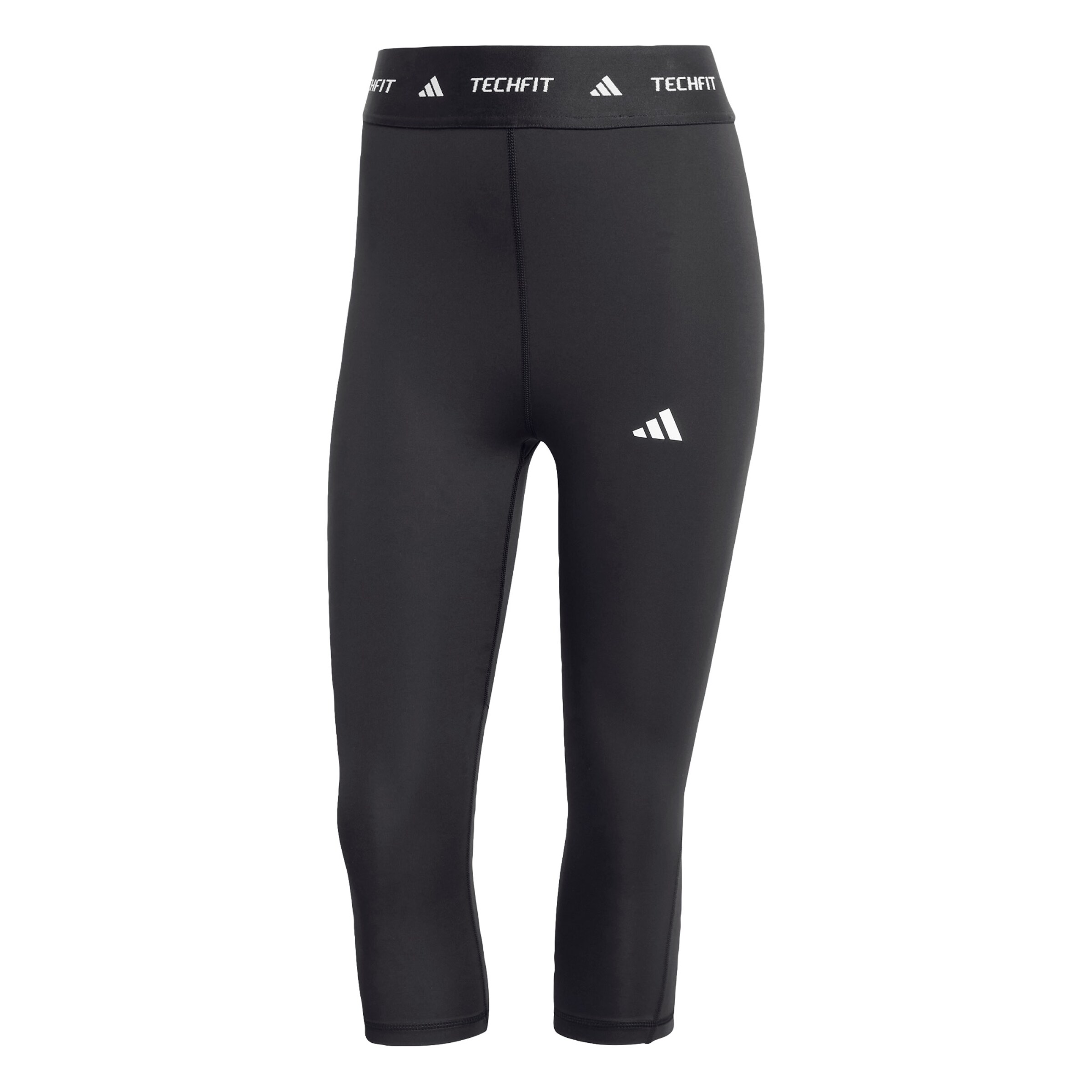 ADIDAS PERFORMANCE Leggings 'TECHFIT Capri' en negro / blanco, Vista del producto