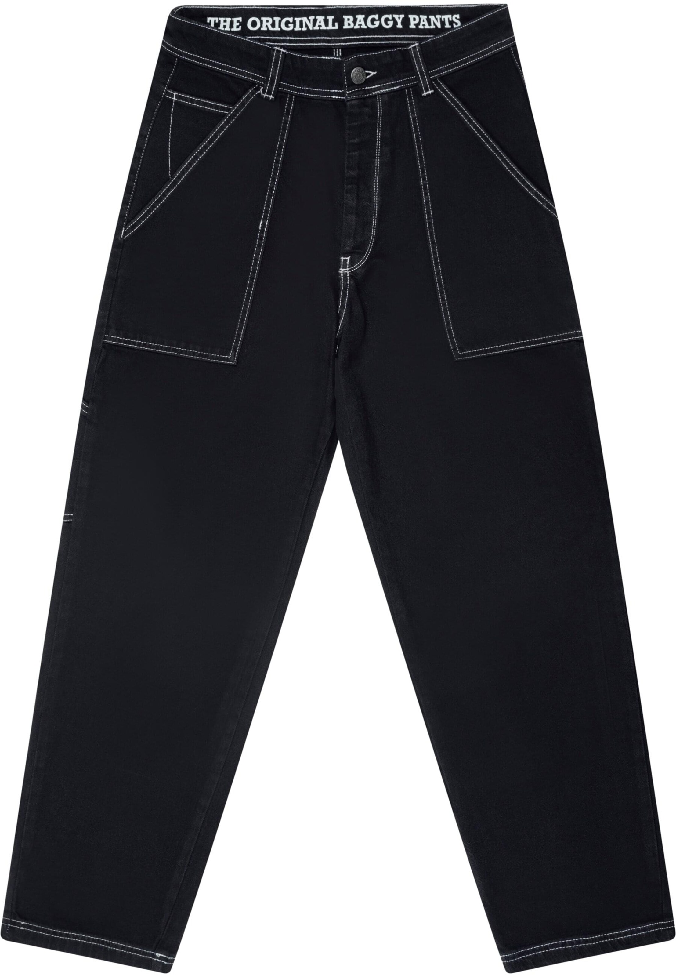 Jeans 'X-tra' di HOMEBOY in nero: frontale