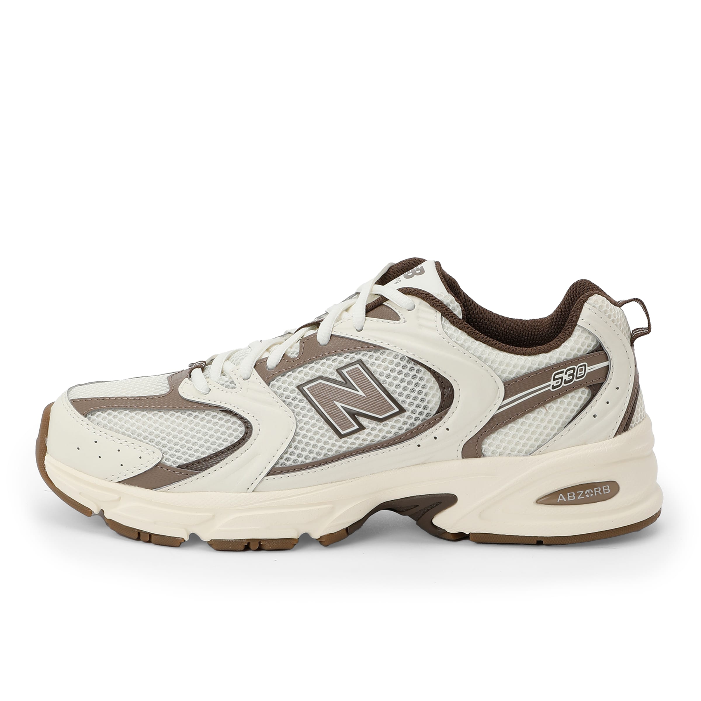 Baskets basses '530' new balance en beige : devant