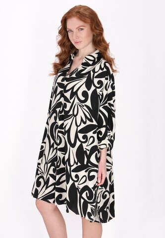 Robe-chemise DreiMaster Klassik en noir : devant