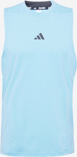 Maglia funzionale 'D4T Workout' ADIDAS PERFORMANCE di colore blu chiaro / nero, Visualizzazione prodotti