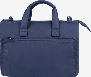 Borsa a mano 'Borsa a Mano Donna PET Riciclato - Chiusura Zip e Tasche' di TUCANO in blu: frontale