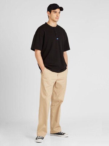HUGO T-Shirt 'Nafu' in Schwarz