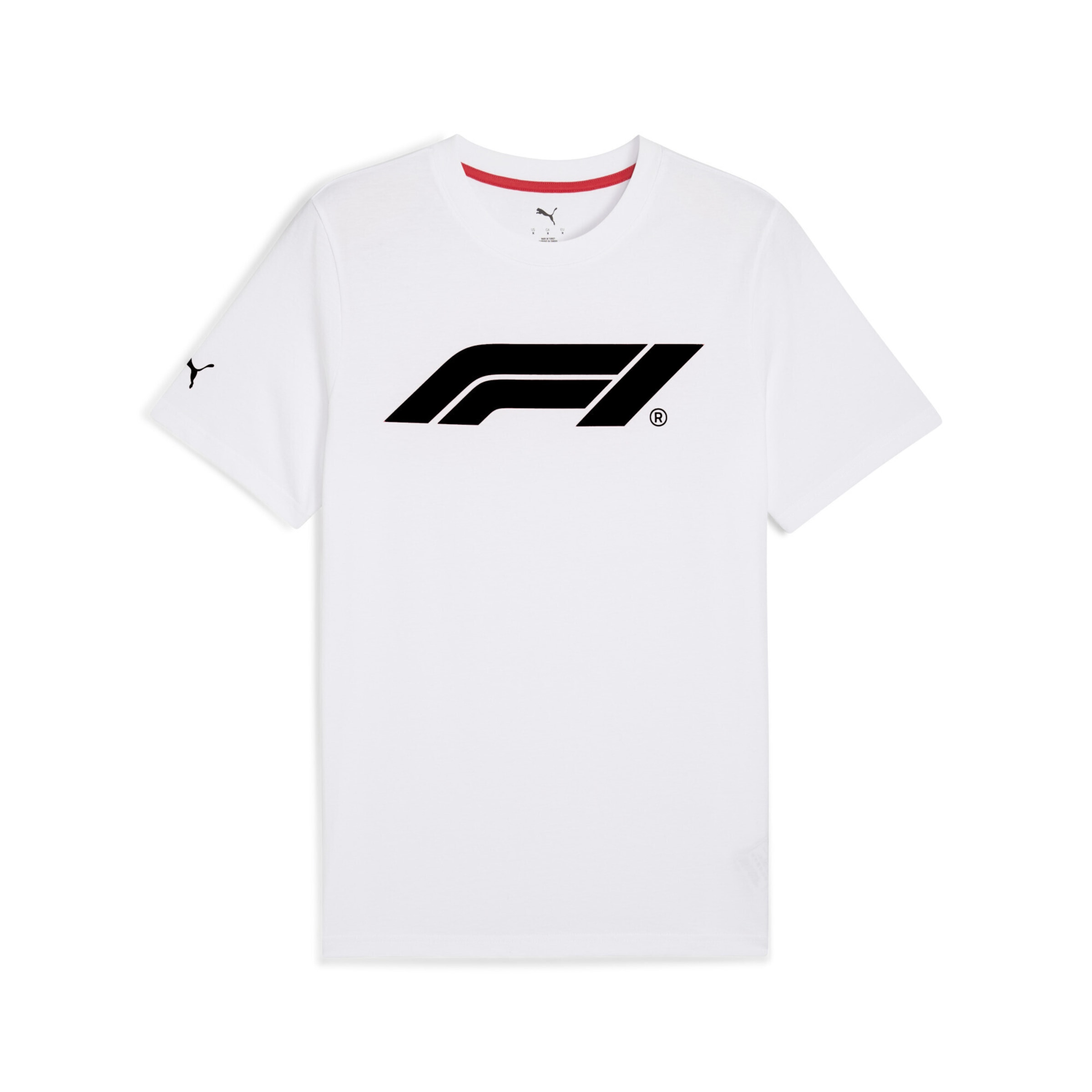 PUMA Shirt 'F1® Essentials' in Wit: voorkant