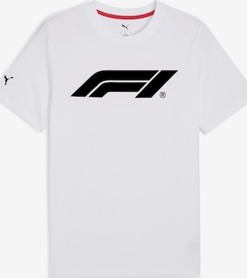 T-Shirt 'F1® Essentials' PUMA en blanc : devant