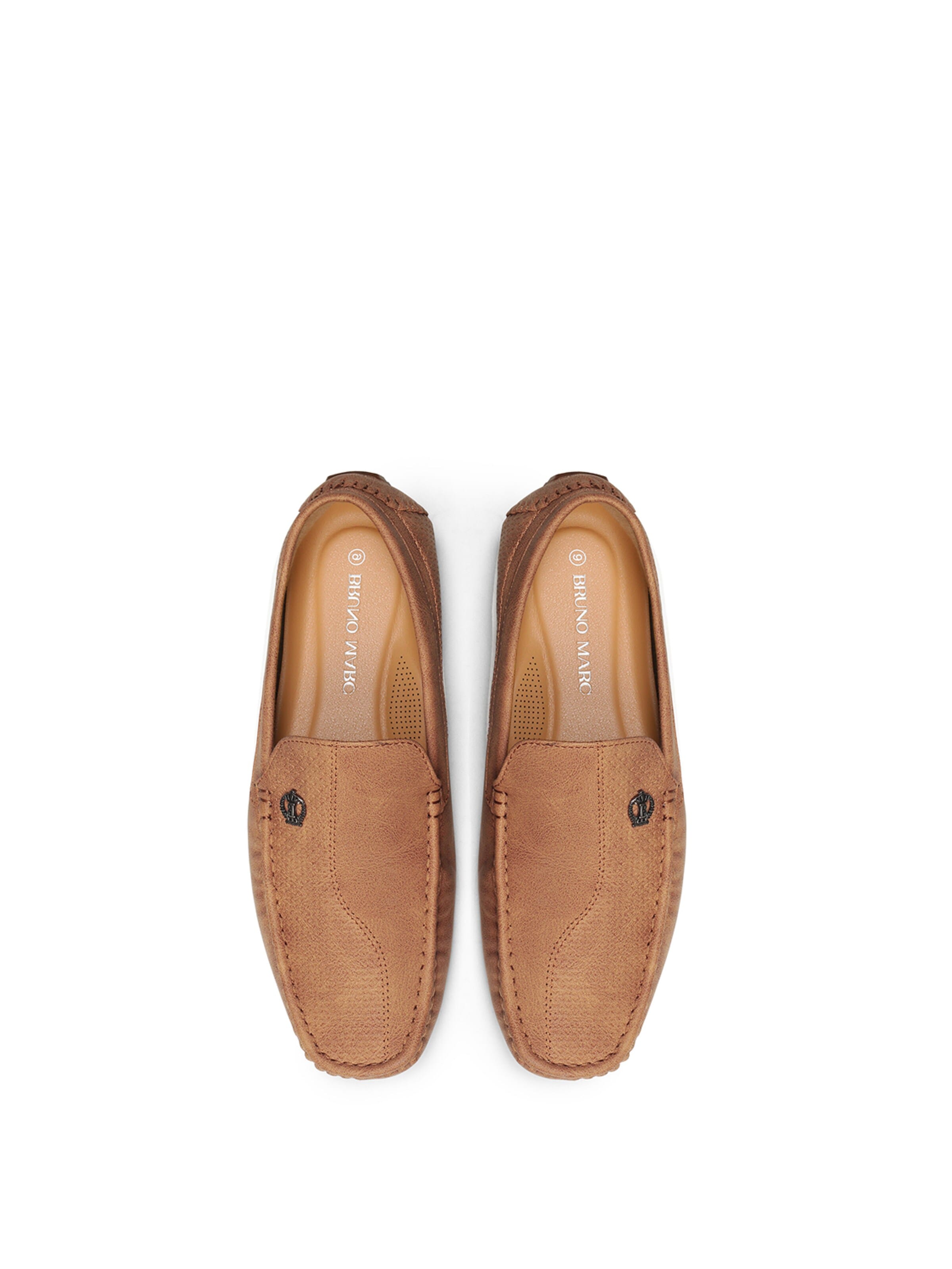 Mocassino 'Bruno Marc Herren Klassische Mokassins Flache Slipper Slip on Penny Loafer Weich Comfort Schuhs' di Bruno Marc in beige