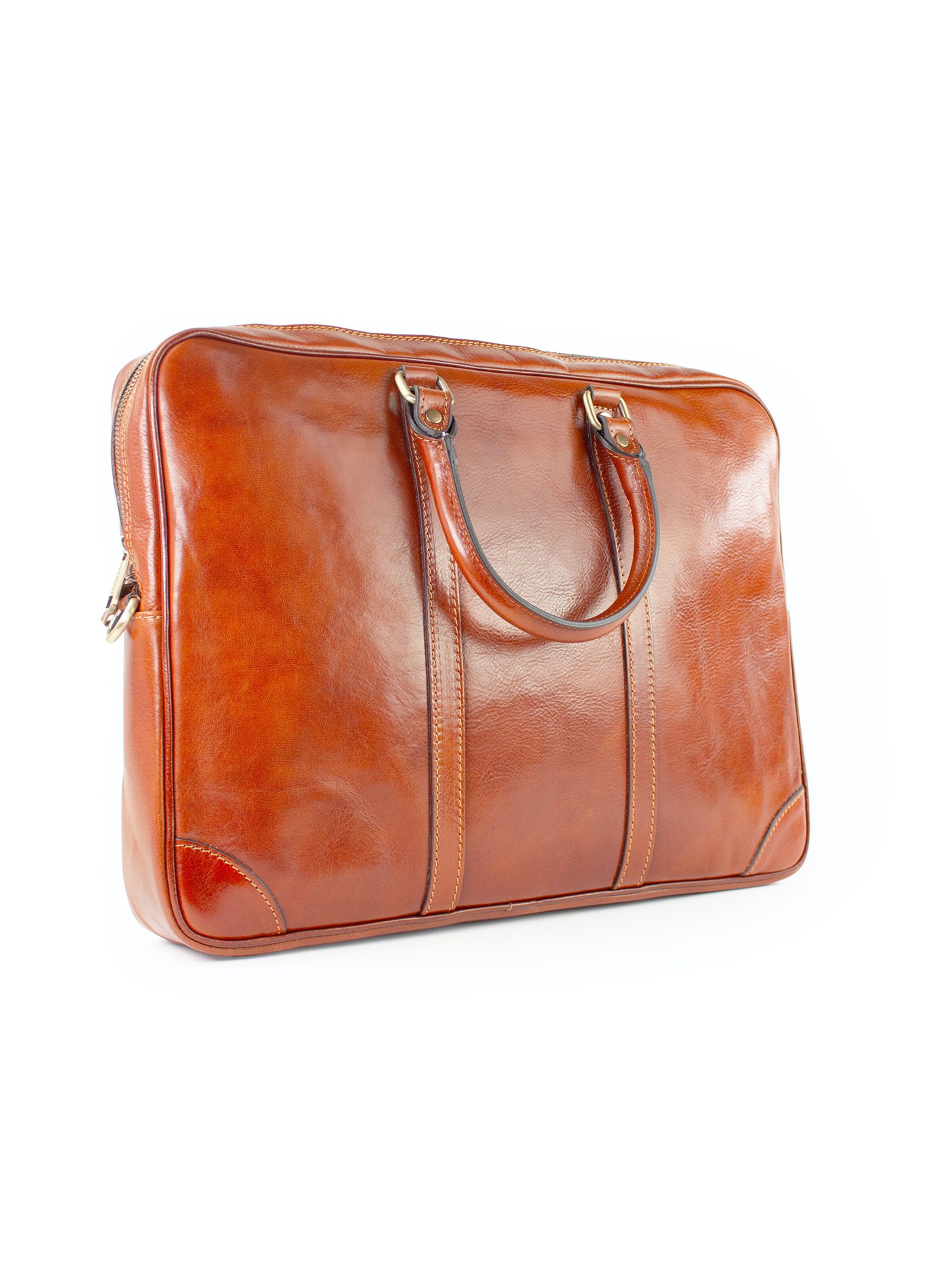 lePelou Briefcase 'EMILIO' in Brown