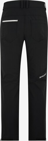 ZIENER Regular Workout Pants 'NOREA' in Black