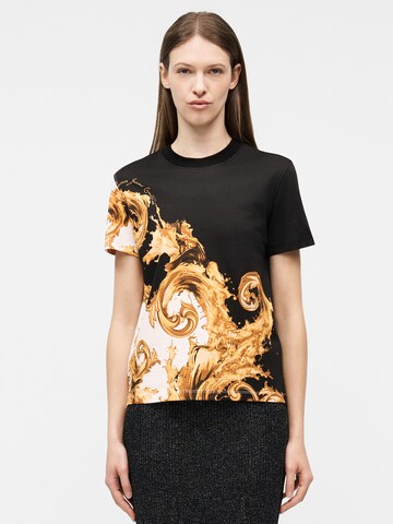 T-shirt Versace Jeans Couture en noir : devant