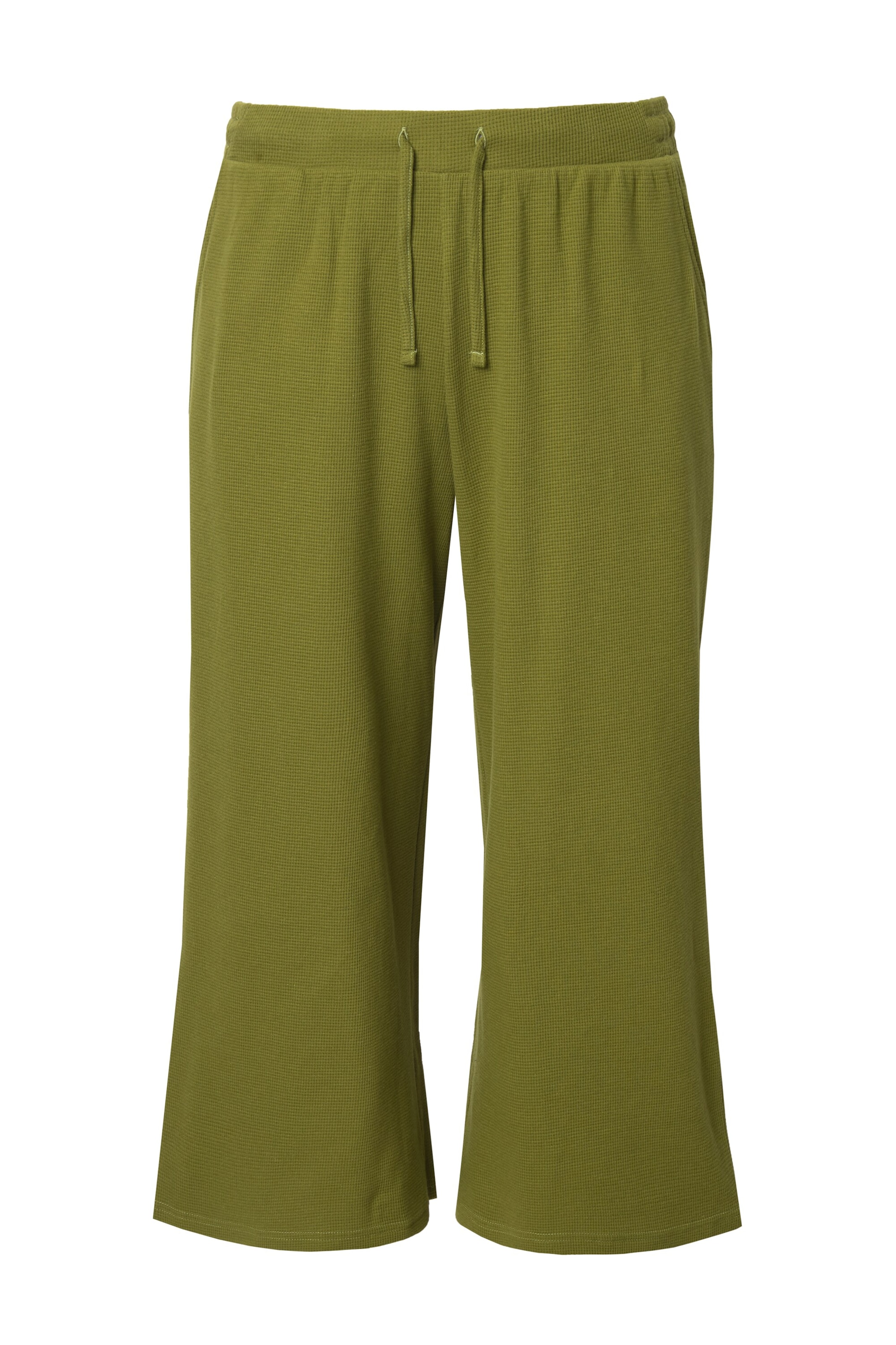 Ulla Popken Wide leg Pants in Green: front