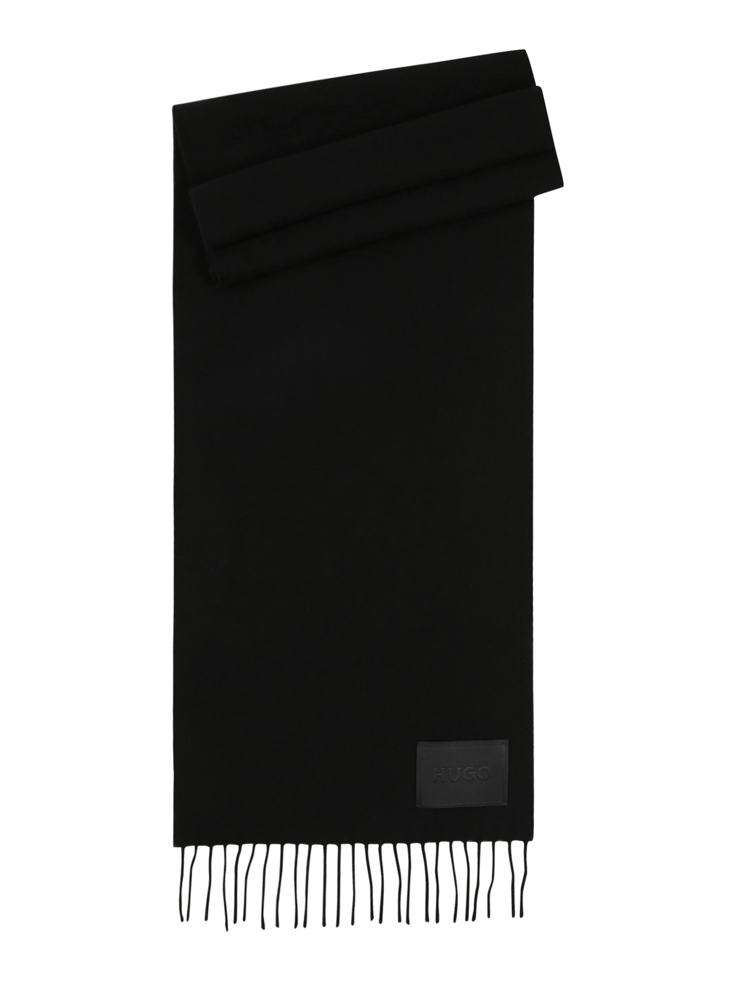 HUGO Šála – černá: přední strana