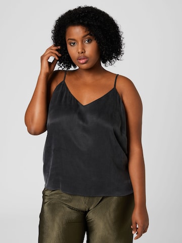 Guido Maria Kretschmer Curvy Top 'Stella' in Black: front