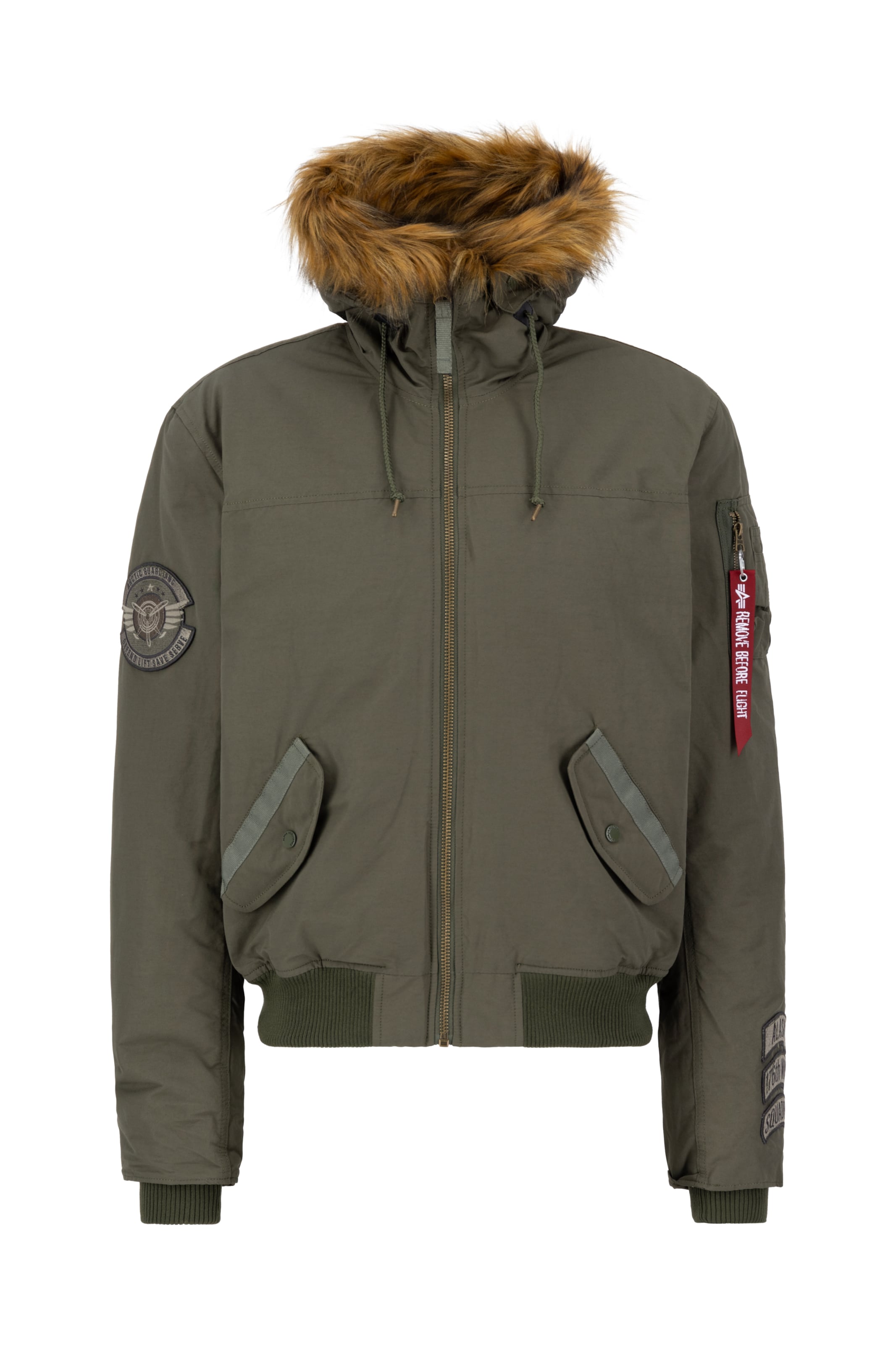 ALPHA INDUSTRIES Vinterjakke 'Arctic Guardians ' i grøn: forside