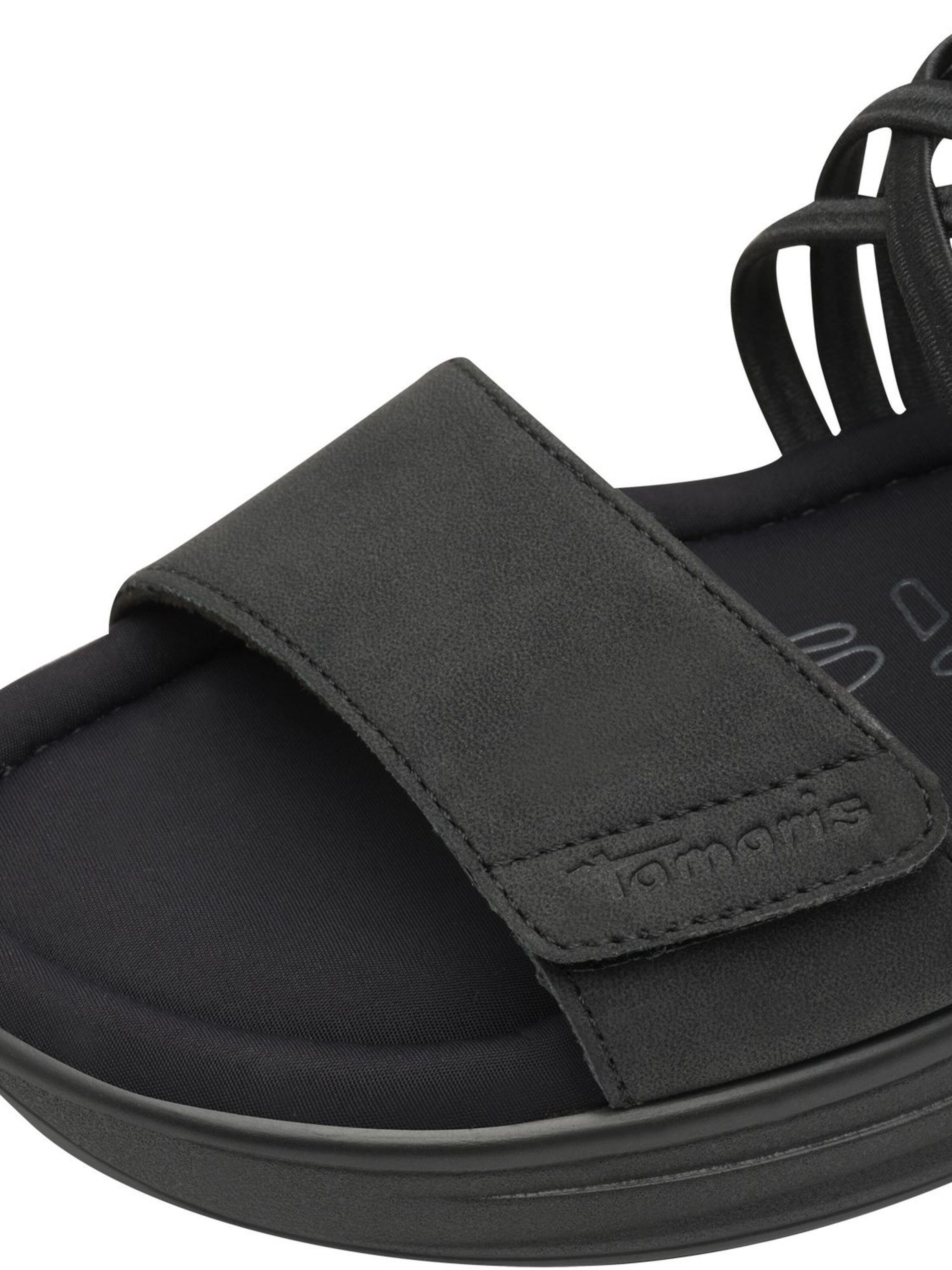 Tamaris Sandale in Schwarz