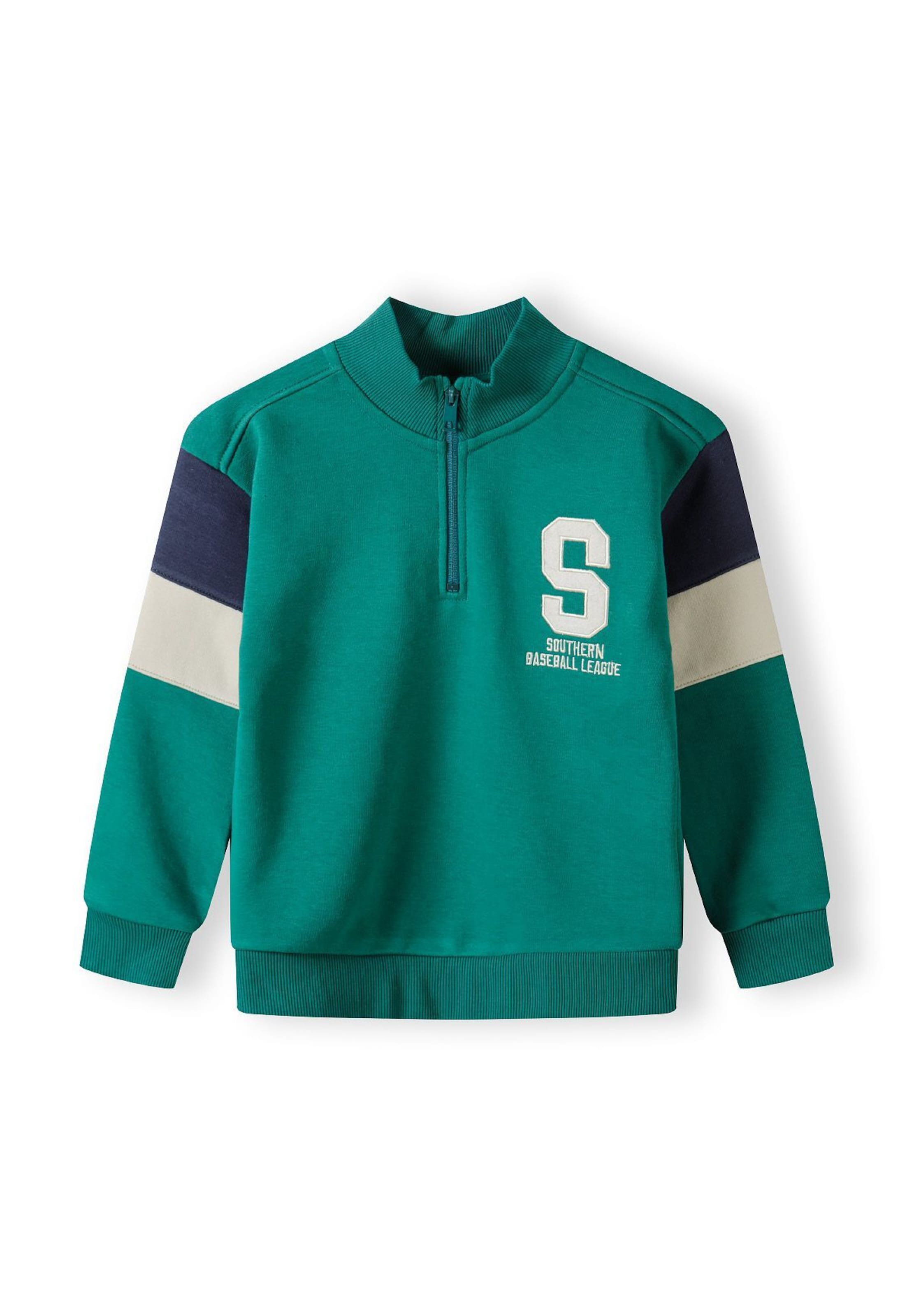 MINOTI Sweatshirt in Groen: voorkant