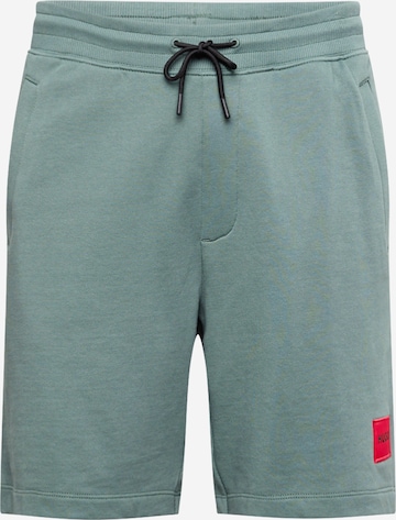 HUGO Red Trousers 'Diz' in Green: front