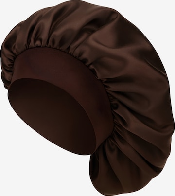 soho Hair accesoiresNakit za kosu 'Juma Satin Hair Bonnet – Night Sleeping Cap for Frizz Protection (Brown)' - smeđa boja: prednji dio