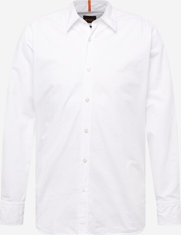 BOSS Regular Fit Skjorte 'RELEGANT_6' i hvid: forside