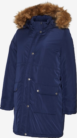 MAMALICIOUS Zimska jakna 'Macy' | modra barva: sprednja stran