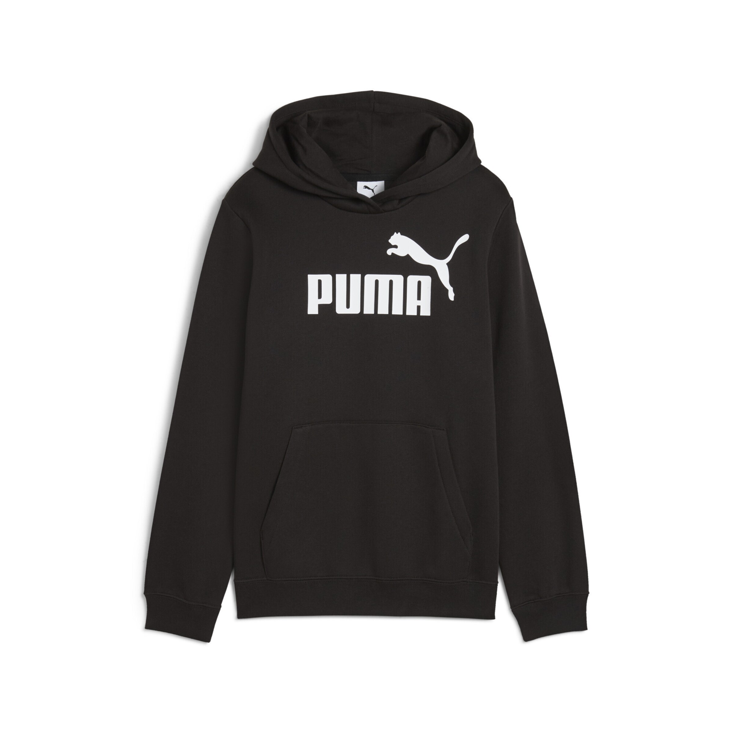 PUMA Sweatshirt 'ESS No. 1' in Schwarz: Vorderseite