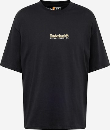 Tricou de la TIMBERLAND pe negru: față