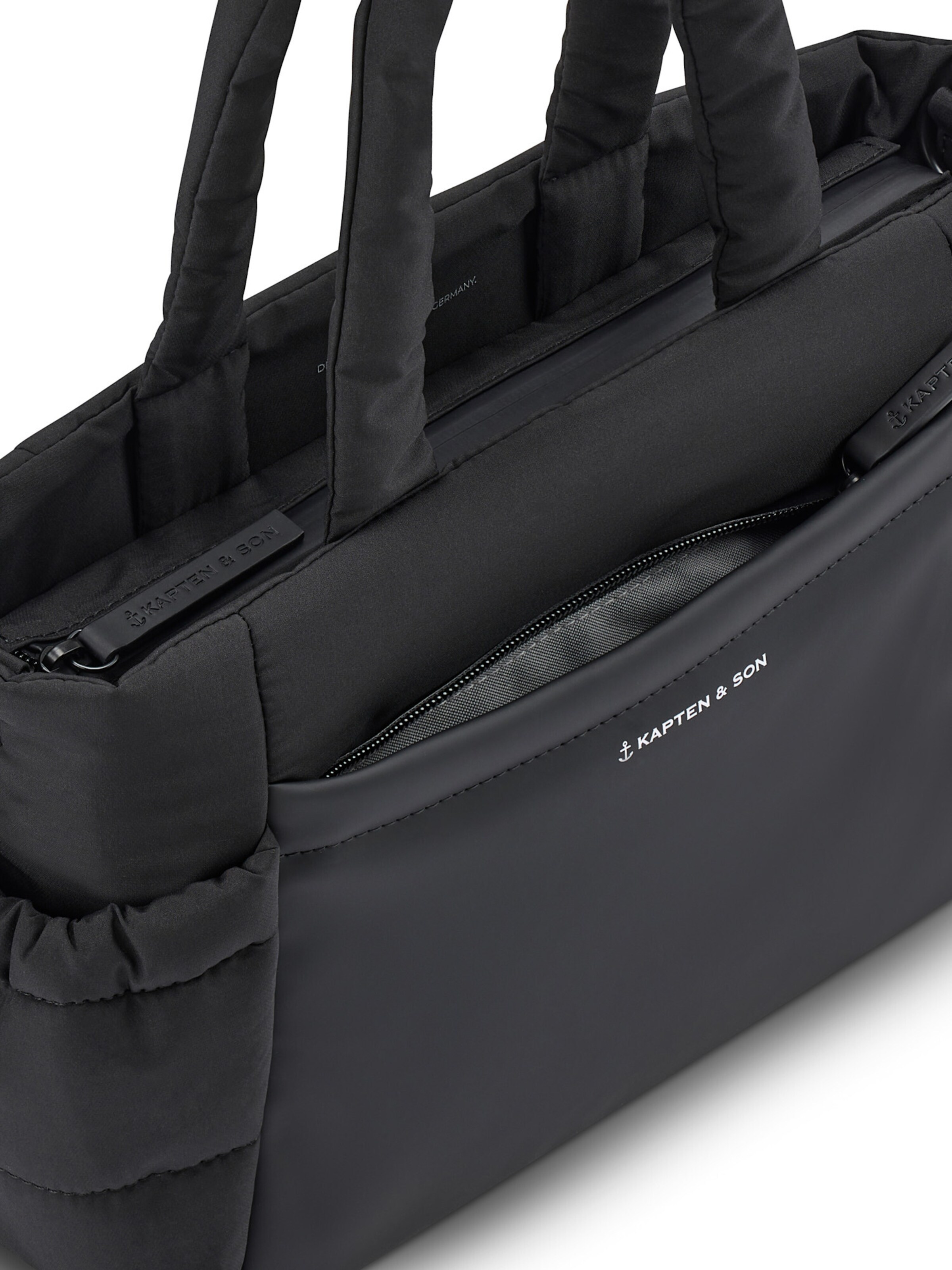 Kapten & Son Handtasche 'Hellvi Cloud Small' in Schwarz