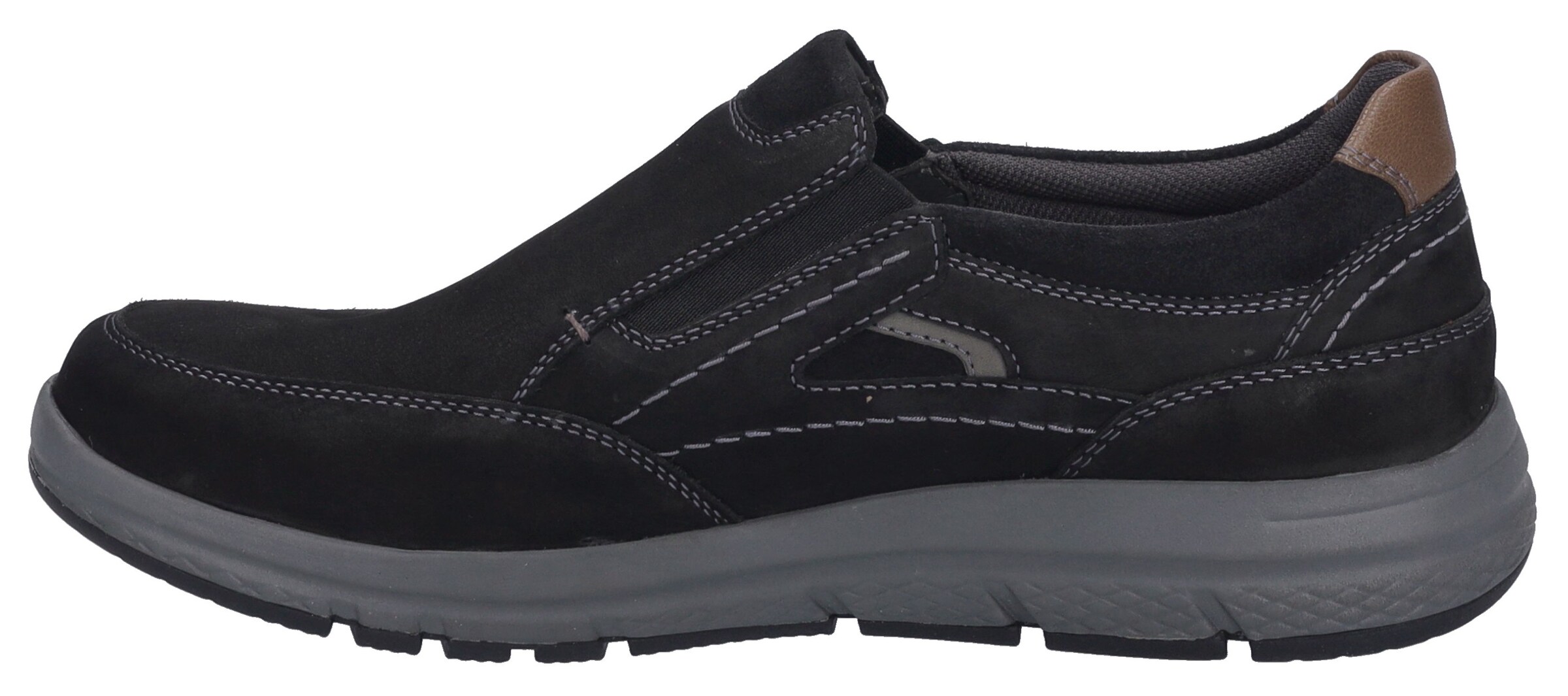 JOSEF SEIBEL Instappers 'Giuseppe 09' in Zwart: voorkant